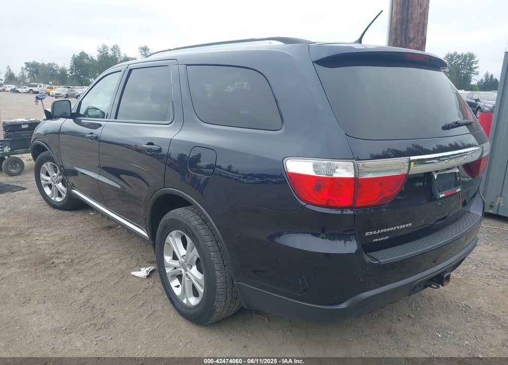 2013 DODGE DURANGO VIN: 1C4RDJAG5DC697022