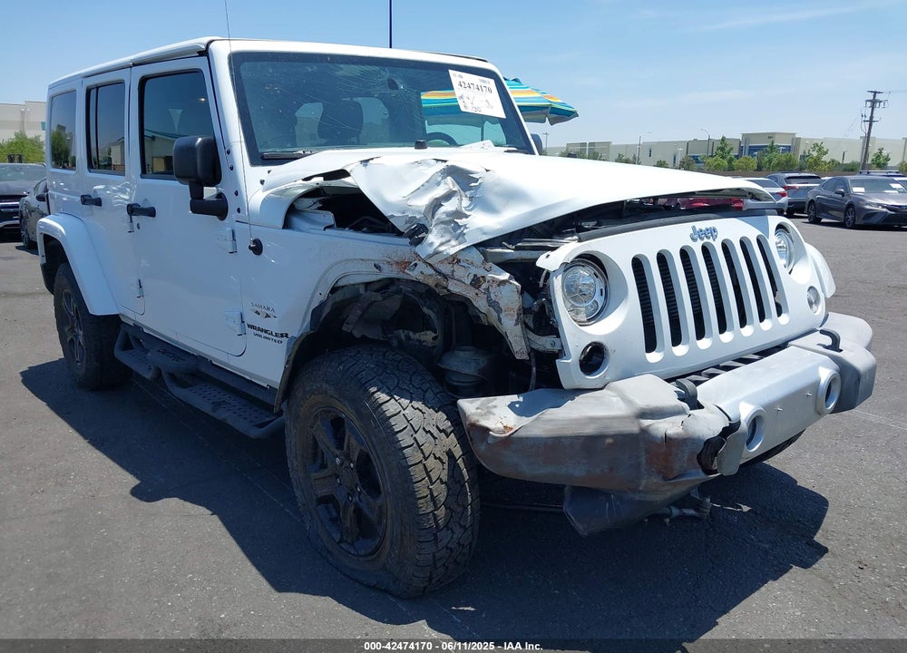 2017 JEEP WRANGLER UNLIMITED SAHARA 4X4 VIN: 1C4BJWEG1HL624589