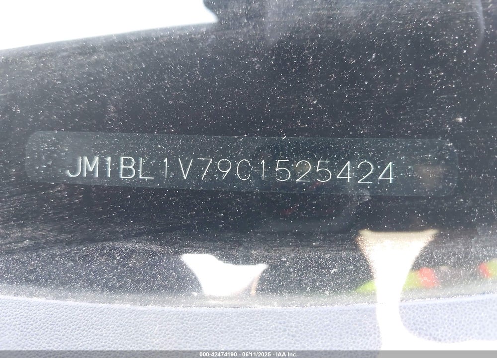 2012 MAZDA 3 I TOURING VIN: JM1BL1V79C1525424