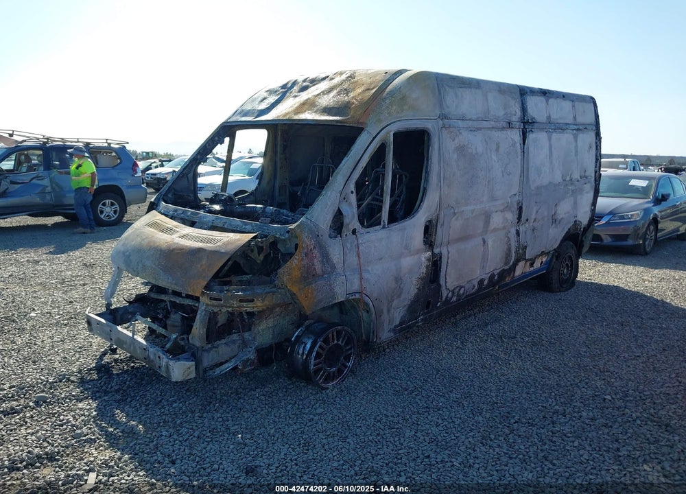 2021 RAM PROMASTER 2500 HIGH ROOF 159 WB VIN: 3C6LRVDG8ME565544
