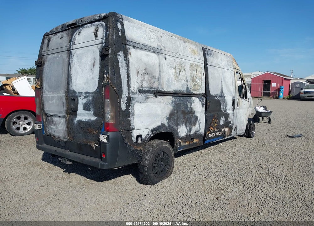 2021 RAM PROMASTER 2500 HIGH ROOF 159 WB VIN: 3C6LRVDG8ME565544