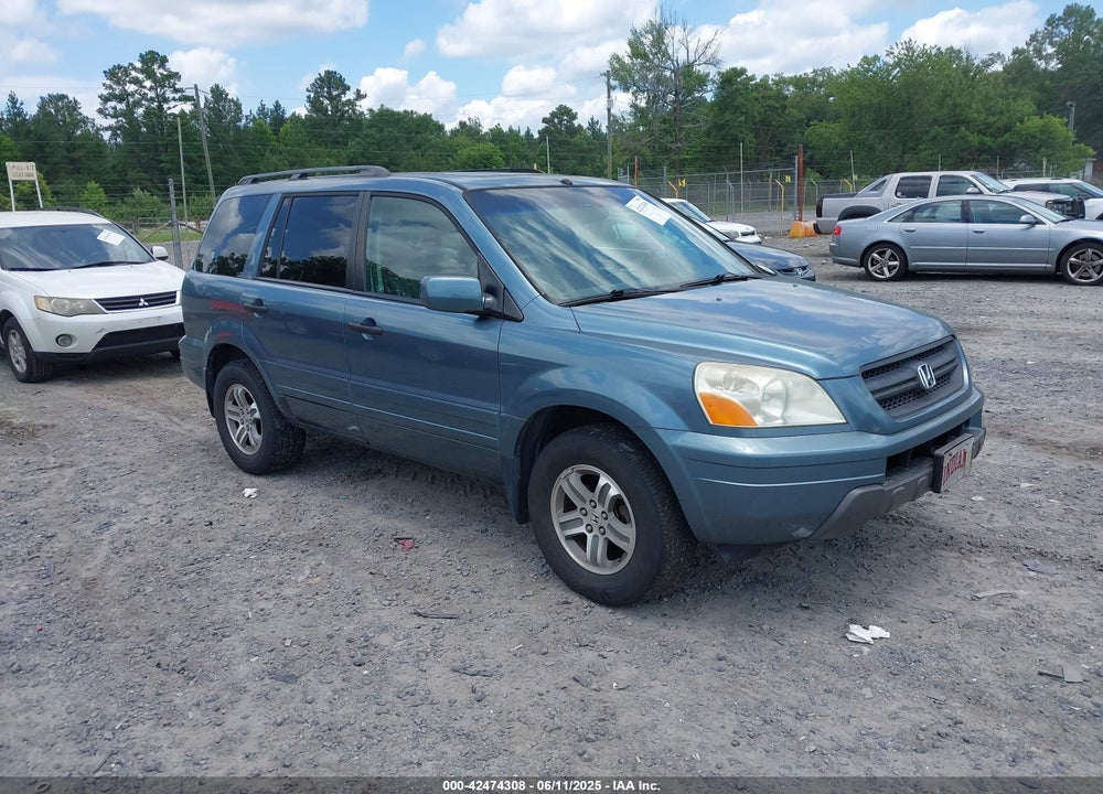 2005 HONDA PILOT EX-L VIN: 5FNYF18595B050248