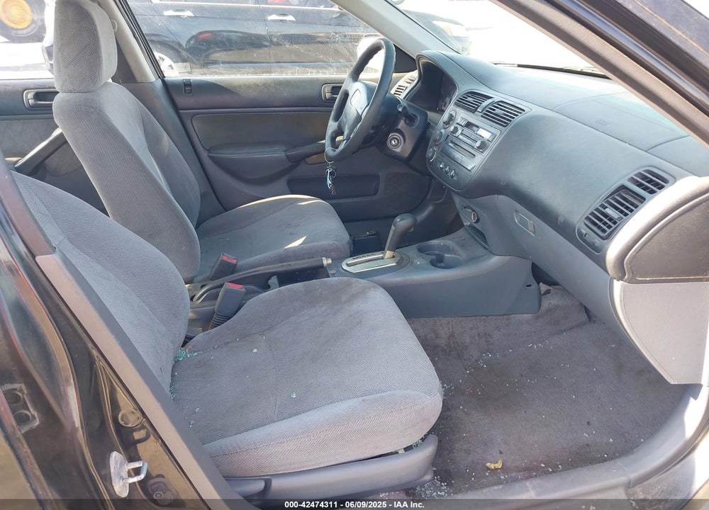 2001 HONDA CIVIC LX VIN: JHMES16531S008882