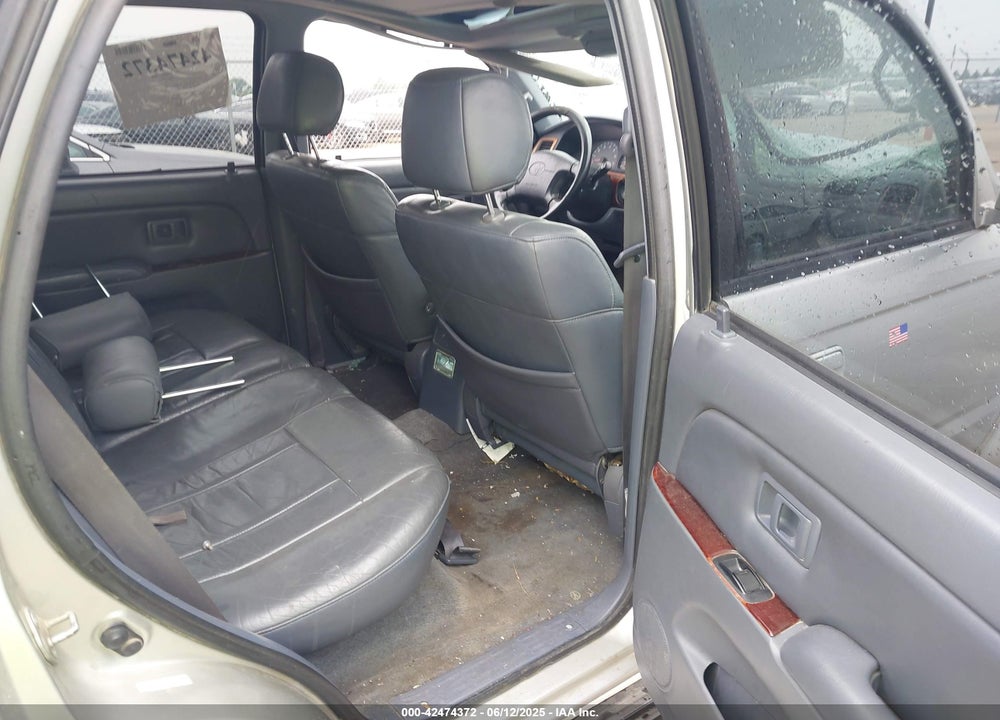 2000 TOYOTA 4RUNNER SR5 V6 VIN: JT3GN86R1Y0177452