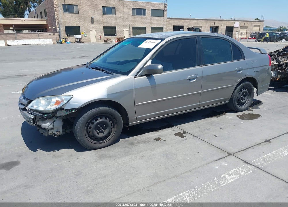 2005 HONDA CIVIC LX VIN: JHMES16565S000247