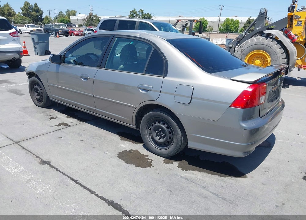 2005 HONDA CIVIC LX VIN: JHMES16565S000247