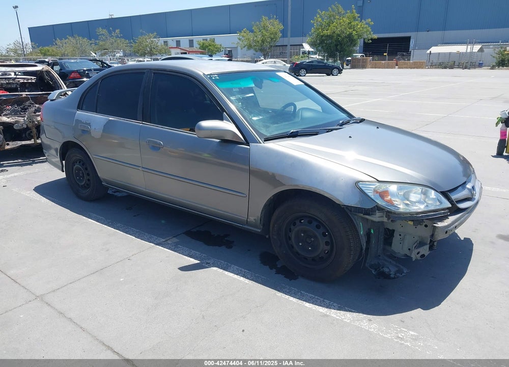 2005 HONDA CIVIC LX VIN: JHMES16565S000247