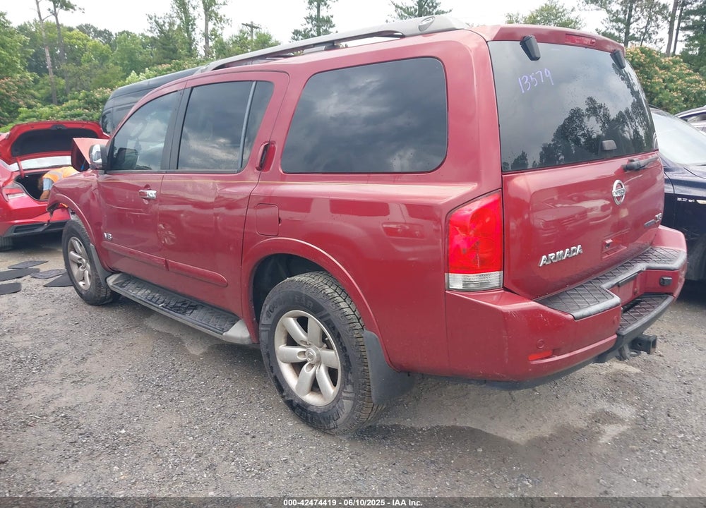 2008 NISSAN ARMADA VIN: 5N1BA08D08N613579