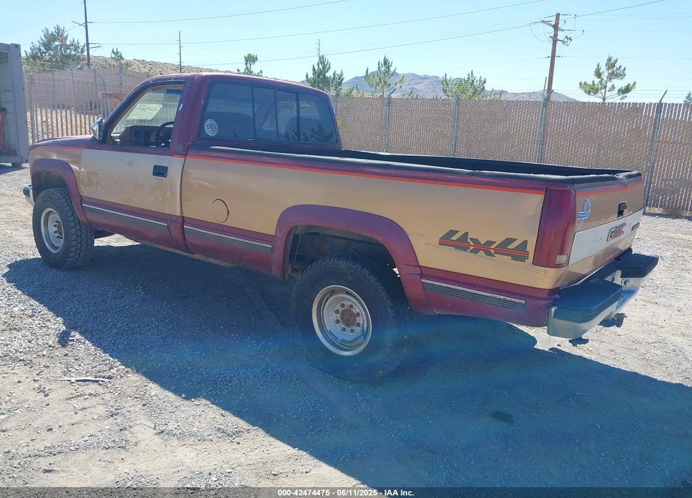 1989 GMC SIERRA K2500 VIN: 1GTGK24K2KE504832