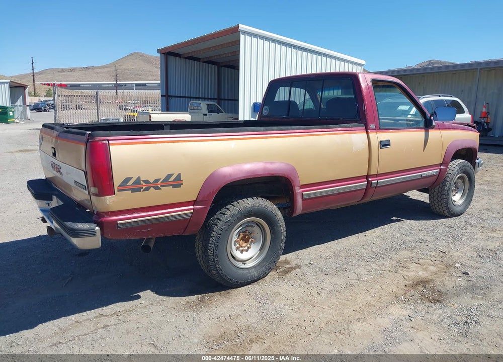 1989 GMC SIERRA K2500 VIN: 1GTGK24K2KE504832