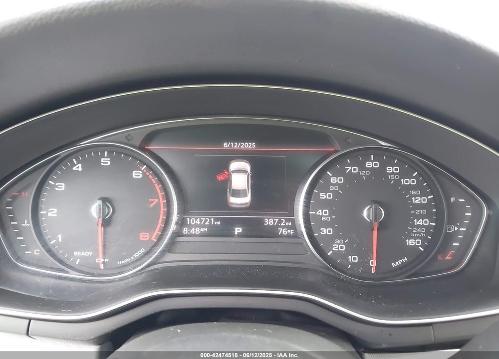 2017 AUDI A4 2.0T PREMIUM VIN: WAUANAF41HN026835