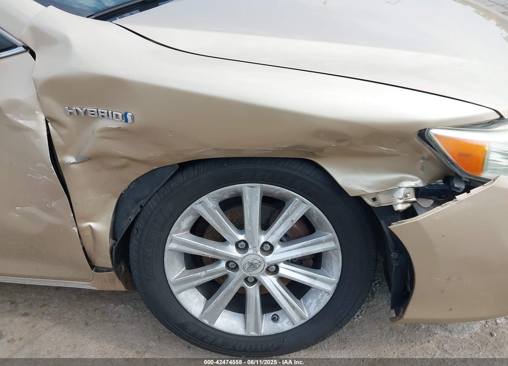 2012 TOYOTA CAMRY HYBRID VIN: 4T1BD1FK8CU002891