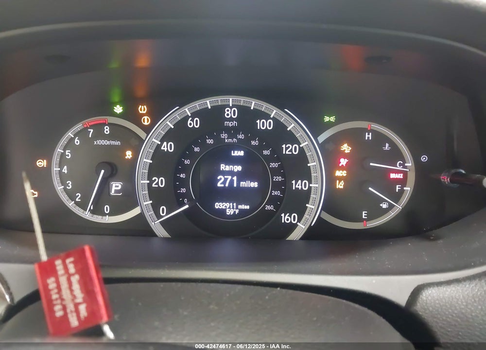 2016 HONDA ACCORD EX-L VIN: 1HGCR2F94GA247306