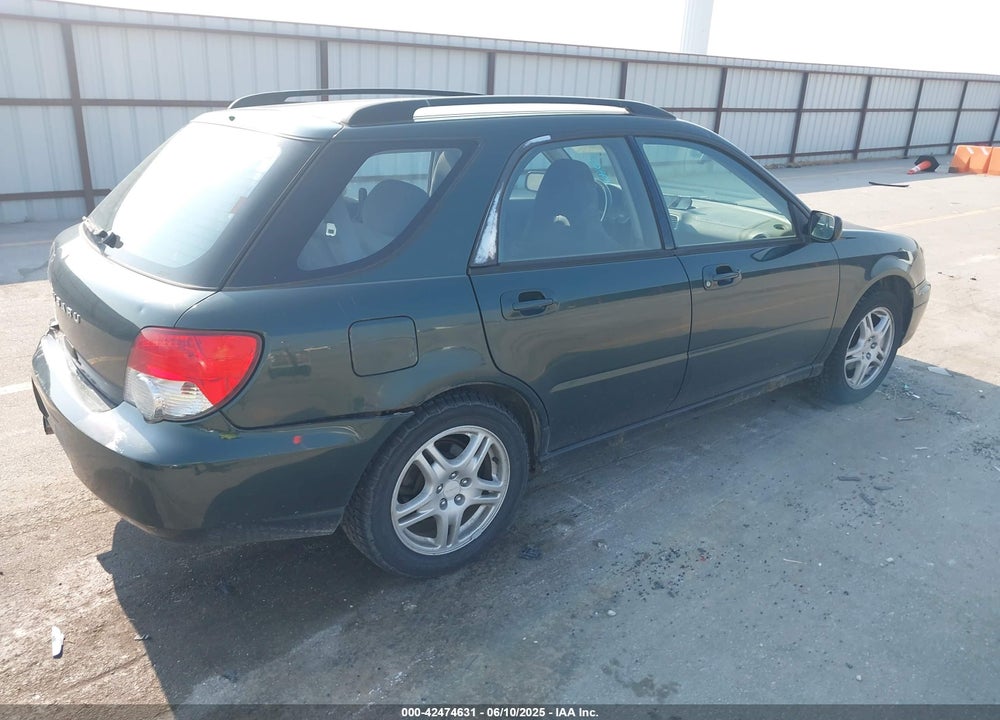 2004 SUBARU IMPREZA 2.5TS VIN: JF1GG65504G816226