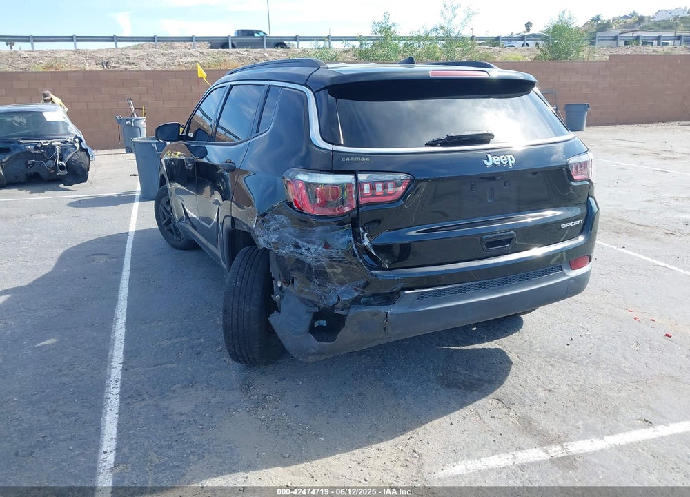 2019 JEEP COMPASS SPORT FWD VIN: 3C4NJCAB8KT652360