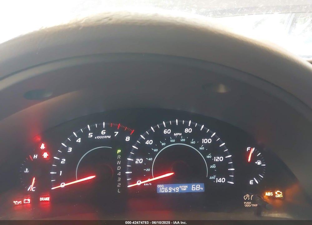 2007 TOYOTA CAMRY LE VIN: 4T1BE46K57U076757
