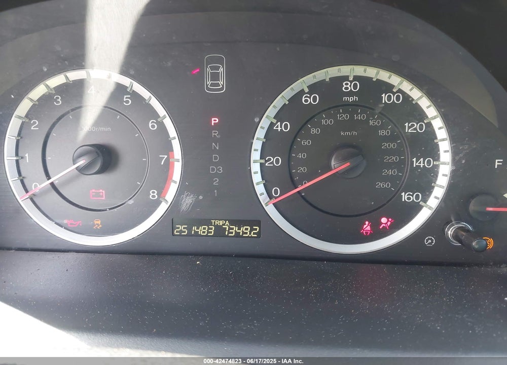 2012 HONDA ACCORD VIN: 1HGCP2F30CA244379