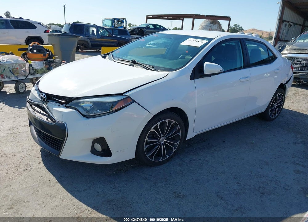2015 TOYOTA COROLLA S PLUS VIN: 5YFBURHE7FP347275