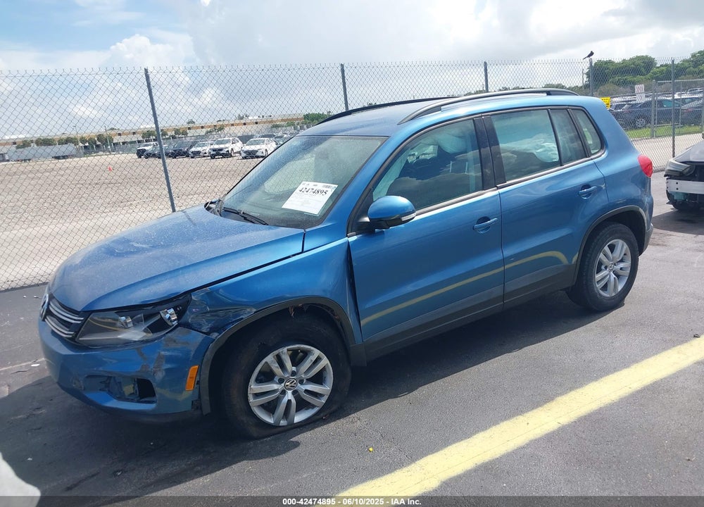 2017 VOLKSWAGEN TIGUAN VIN: WVGAV7AX7HW510957