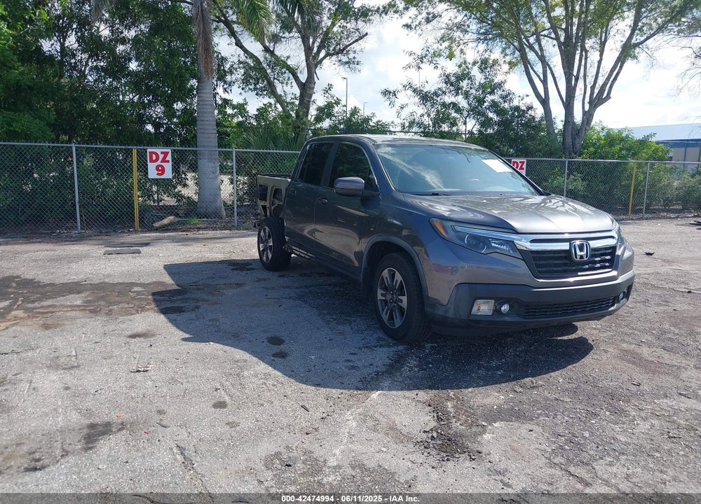 2019 HONDA RIDGELINE RTL VIN: 5FPYK2F51KB002539