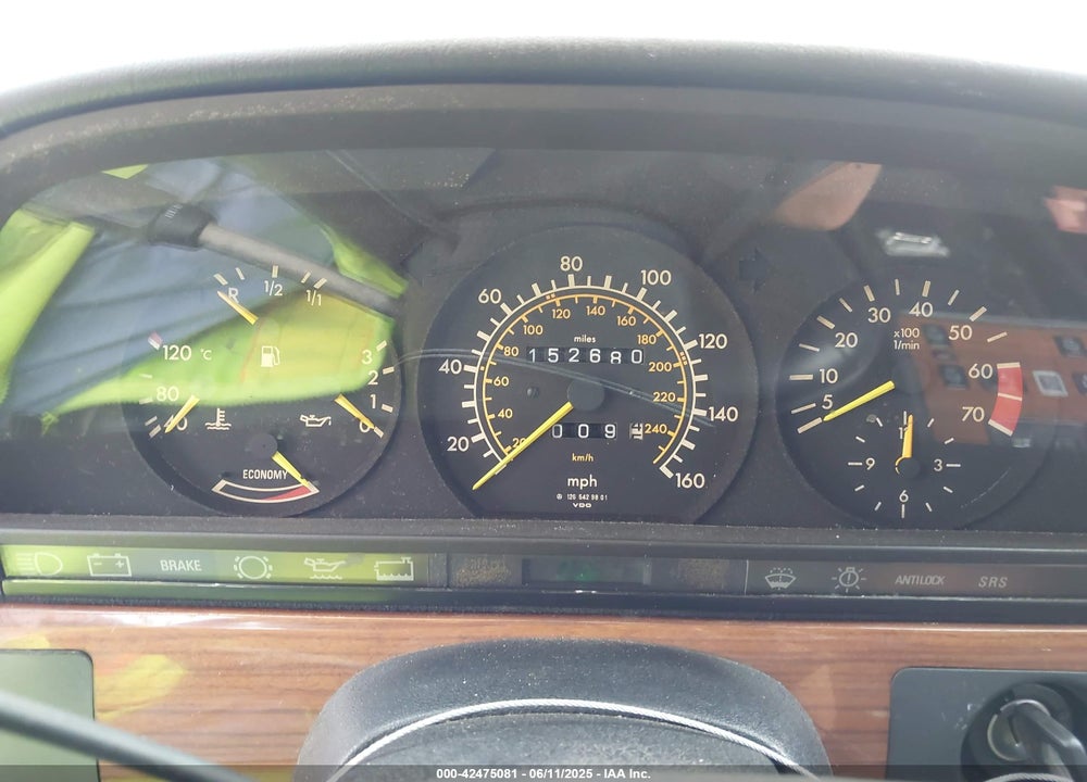 1986 MERCEDES-BENZ 420 SEL VIN: WDBCA35D6GA252698