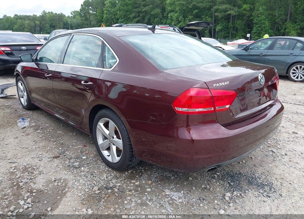 2013 VOLKSWAGEN PASSAT VIN: 1VWBP7A39DC045753