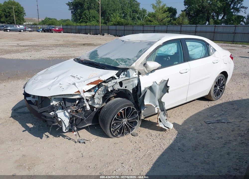 2016 TOYOTA COROLLA VIN: 2T1BURHE7GC500593