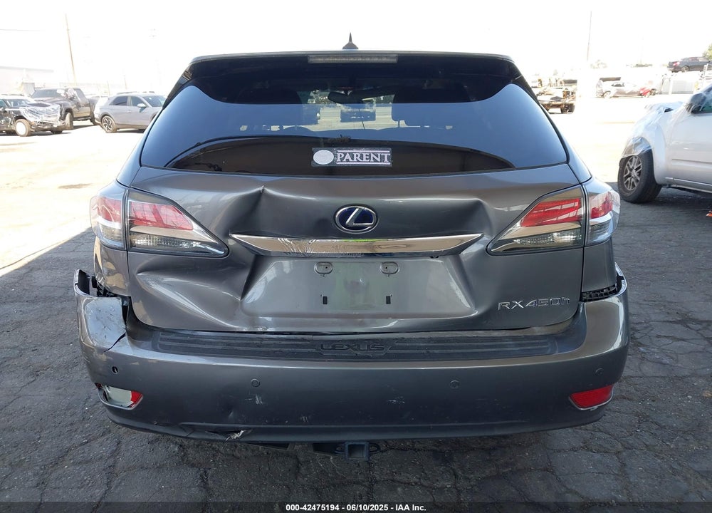 2013 LEXUS RX 450H VIN: JTJZB1BA5D2412225