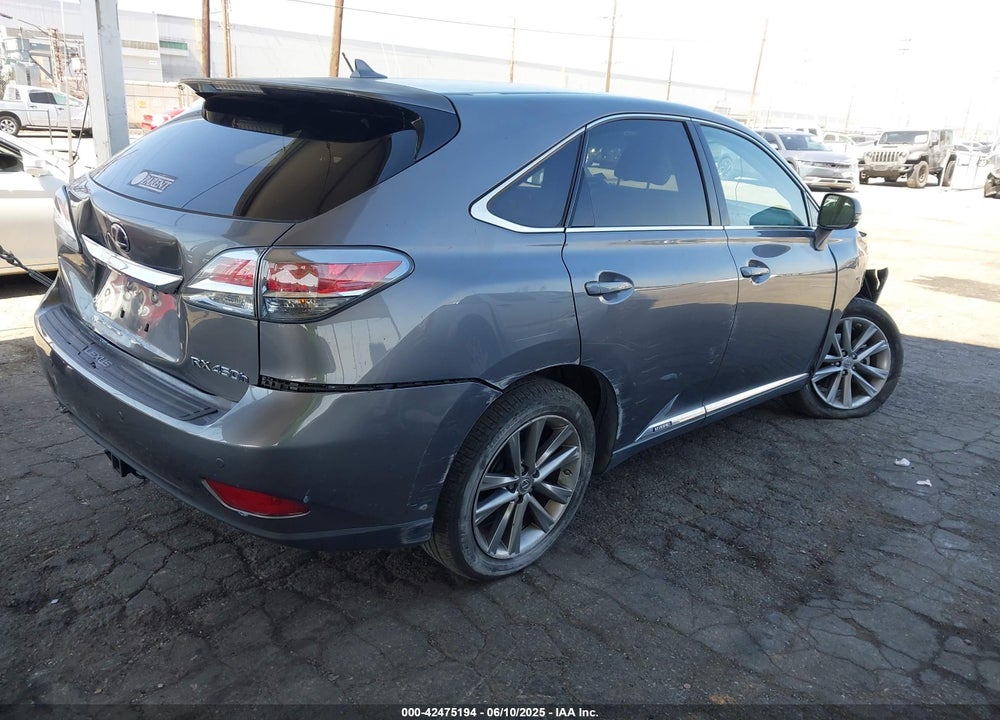 2013 LEXUS RX 450H VIN: JTJZB1BA5D2412225