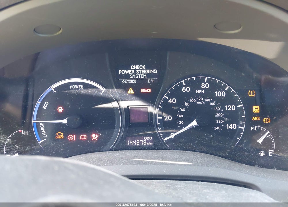 2013 LEXUS RX 450H VIN: JTJZB1BA5D2412225