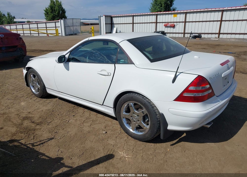 2001 MERCEDES-BENZ SLK 320 VIN: WDBKK65F11F230551