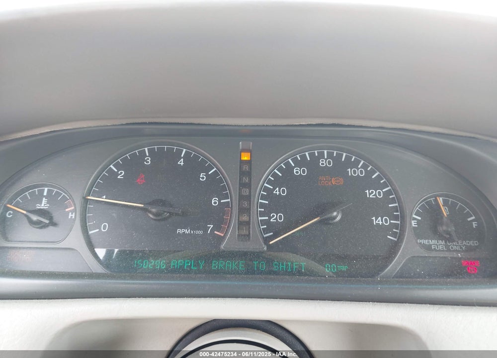 1999 CADILLAC ELDORADO STANDARD VIN: 1G6EL12Y5XU611346