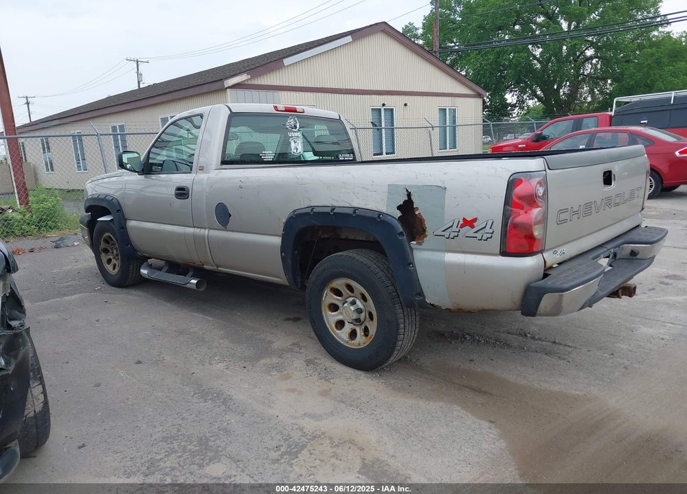 2005 CHEVROLET SILVERADO 1500 WORK TRUCK VIN: 1GCEK14X35Z218563