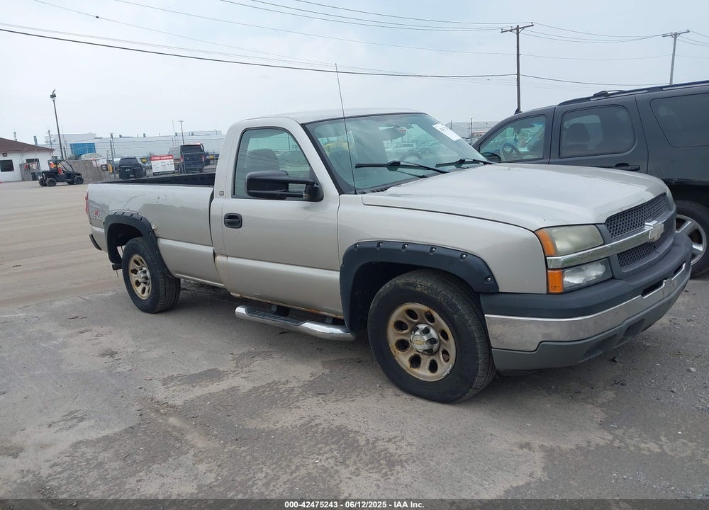 2005 CHEVROLET SILVERADO 1500 WORK TRUCK VIN: 1GCEK14X35Z218563