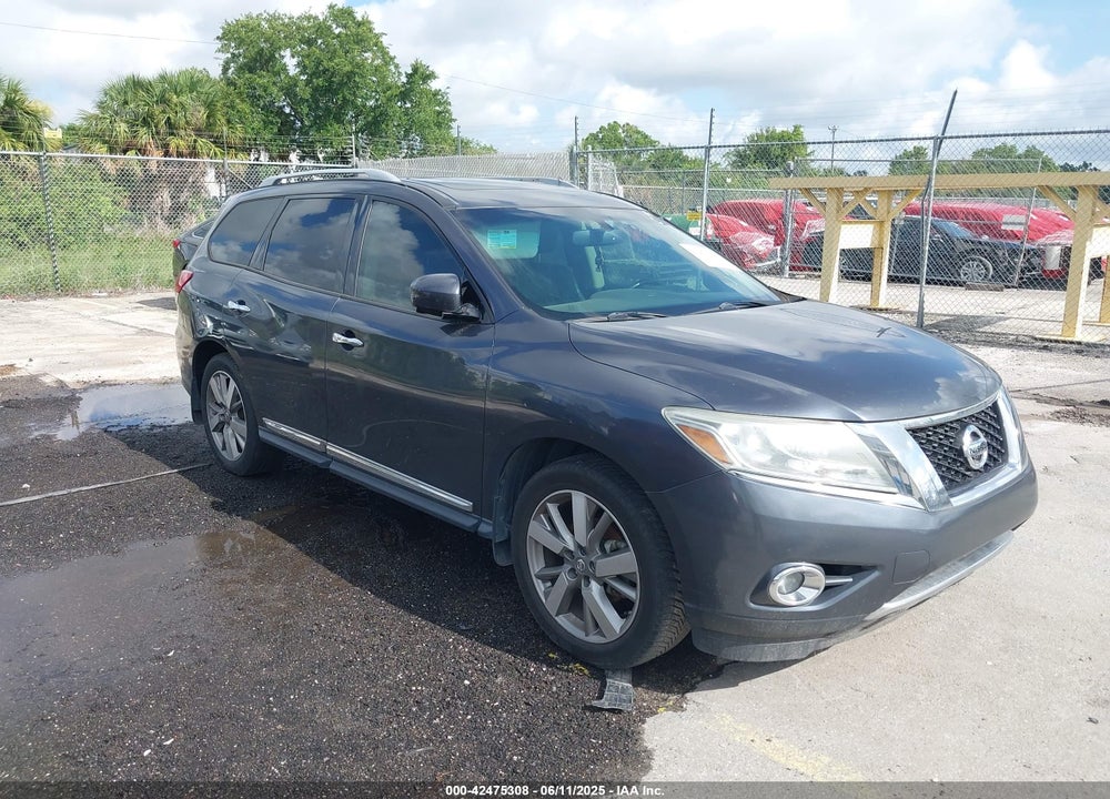 2013 NISSAN PATHFINDER PLATINUM VIN: 5N1AR2MM6DC681378