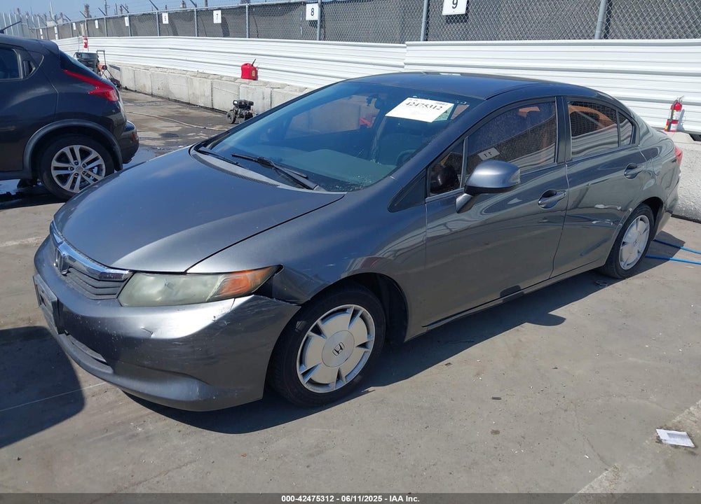 2012 HONDA CIVIC HF VIN: 2HGFB2F62CH322331