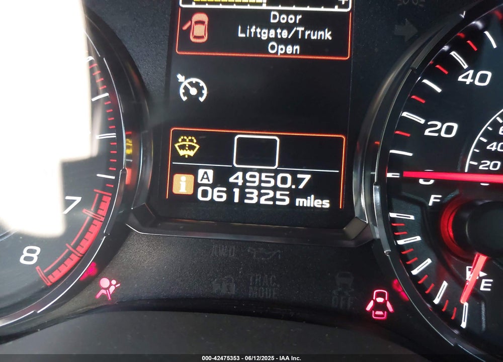 2019 SUBARU WRX VIN: JF1VA1A65K9801653