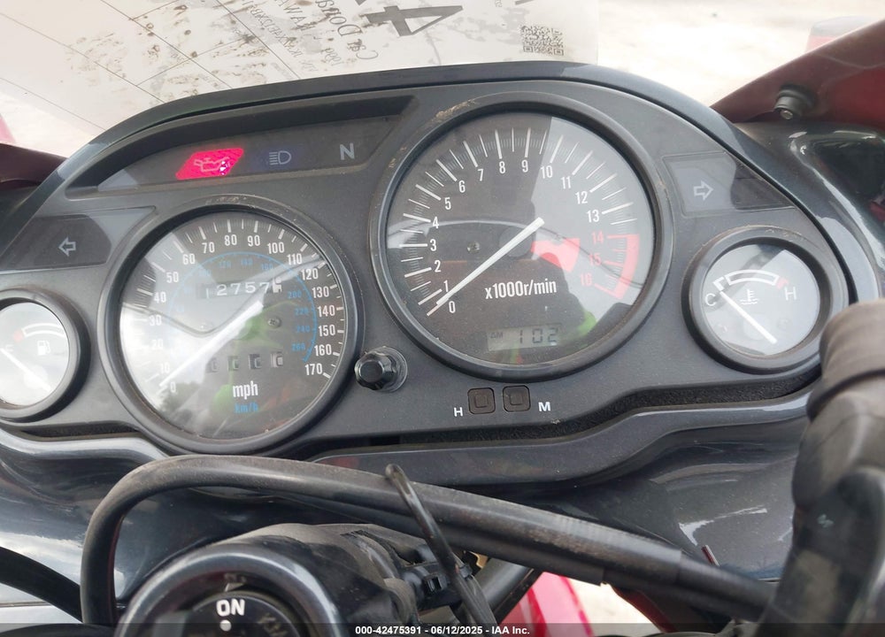 1999 KAWASAKI ZX600 E VIN: JKAZX4E12XB514808