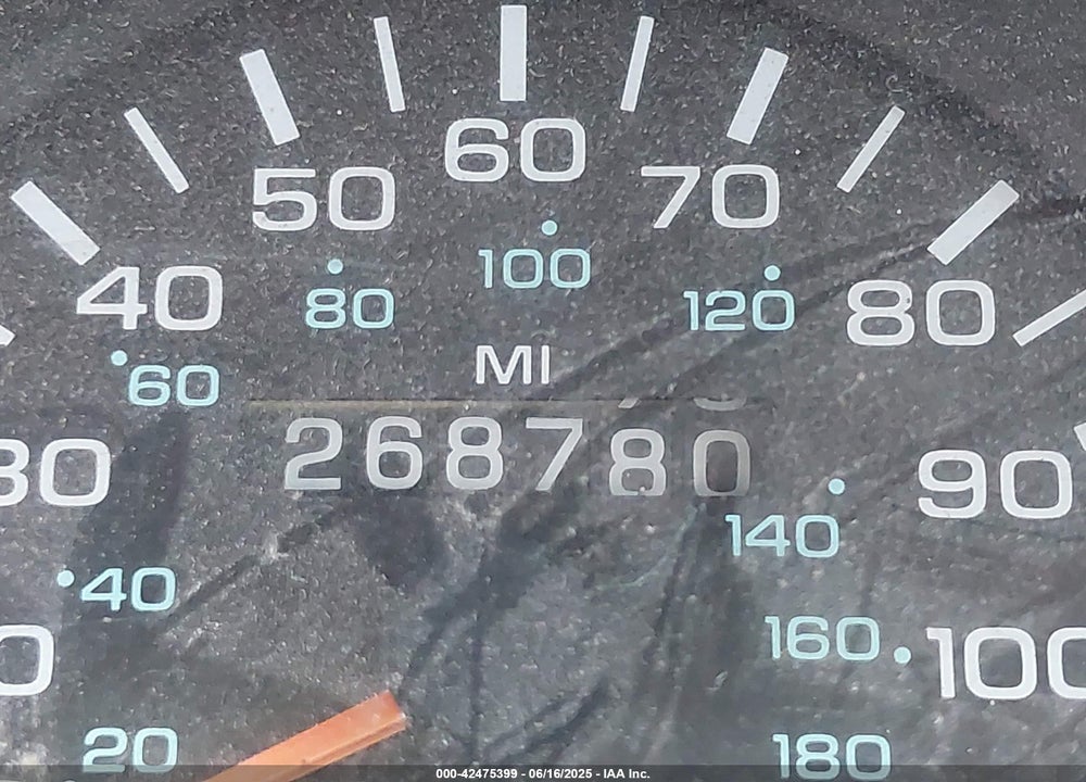 1996 DODGE DAKOTA VIN: 1B7GG23Y8TS617257