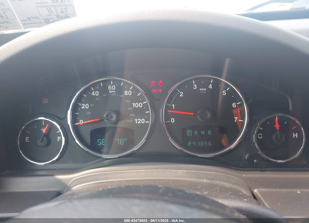 2011 JEEP LIBERTY VIN: 1J4PN2GK9BW592303