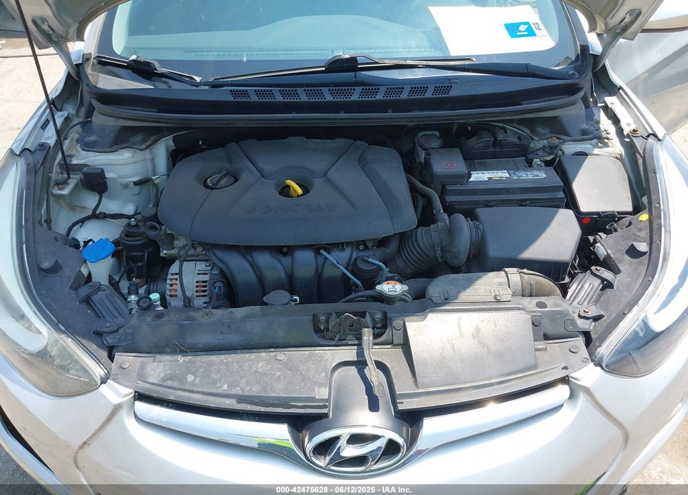 2016 HYUNDAI ELANTRA VIN: 5NPDH4AE1GH678622