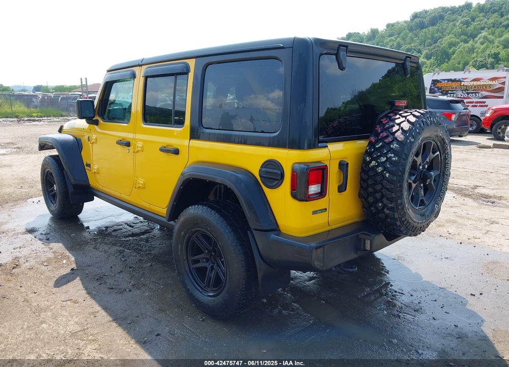 2021 JEEP WRANGLER UNLIMITED VIN: 1C4HJXDMXMW707745