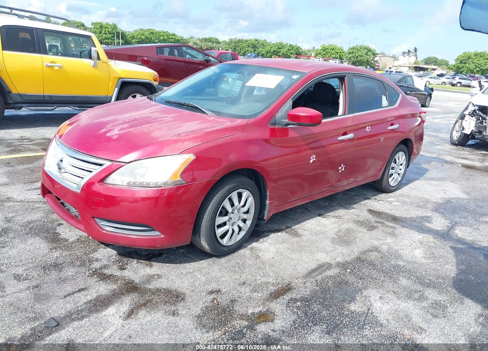 2014 NISSAN SENTRA SV VIN: 3N1AB7AP2EY318947