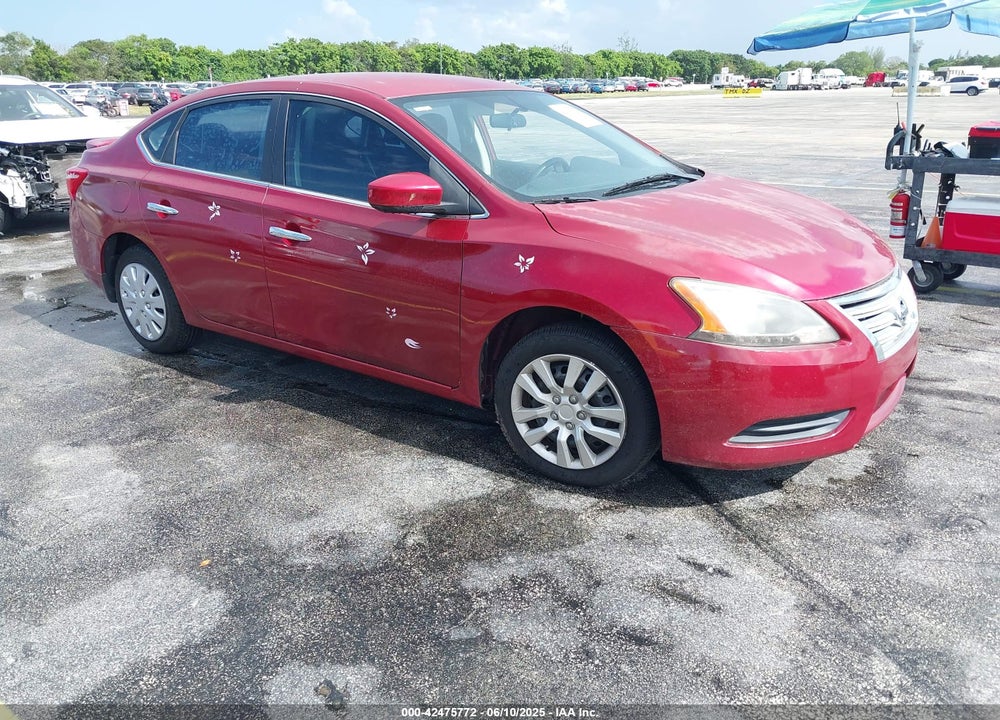2014 NISSAN SENTRA SV VIN: 3N1AB7AP2EY318947