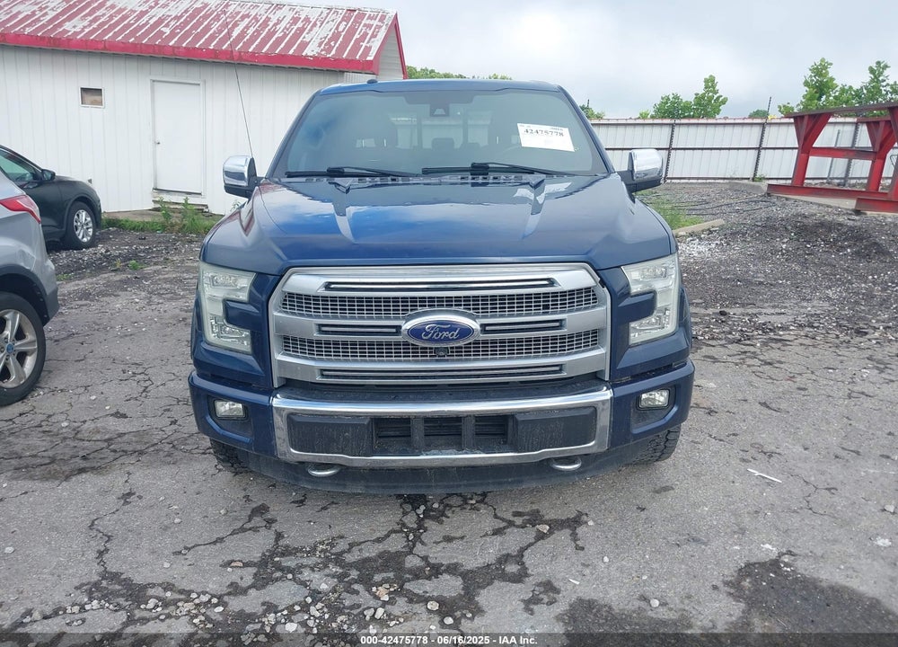 2015 FORD F-150 PLATINUM VIN: 1FTEW1EG5FFC53076