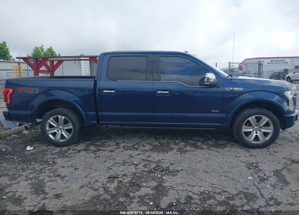 2015 FORD F-150 PLATINUM VIN: 1FTEW1EG5FFC53076