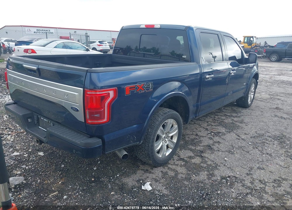 2015 FORD F-150 PLATINUM VIN: 1FTEW1EG5FFC53076