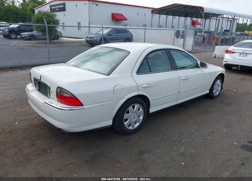 2004 LINCOLN LS V6 VIN: 1LNHM86S74Y600709