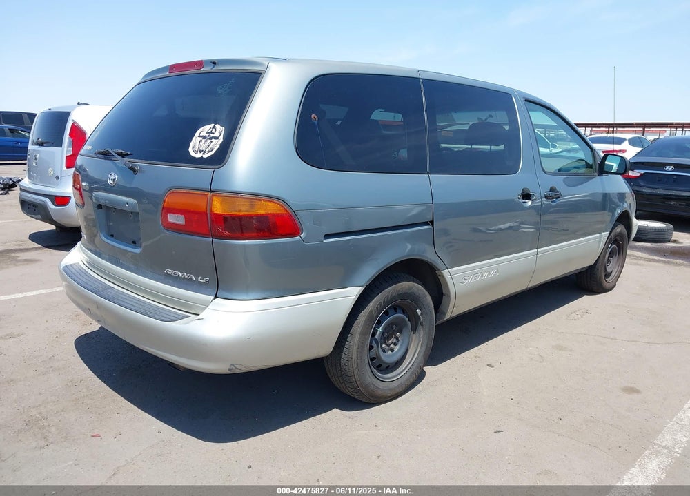 1998 TOYOTA SIENNA VIN: 4T3ZF13C1WU043459