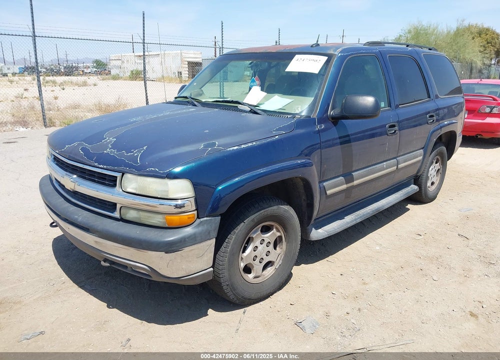 2005 CHEVROLET TAHOE LS VIN: 1GNEK13TX5R209333